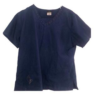 Baby Phat Navy Scrubs